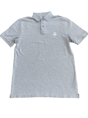 G-STAR RAW Grey Daefon Polo Shirt (XS)